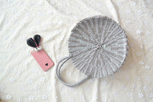 Load image into Gallery viewer, Round Rattan Straw Bag