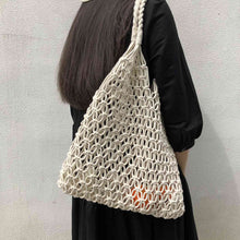 Load image into Gallery viewer, Mesh Rope Weaving Shoulder Bag
