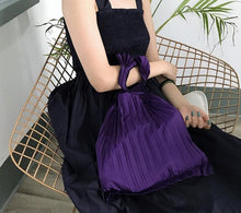 Load image into Gallery viewer, Foldable Pleated Shoulder Bag