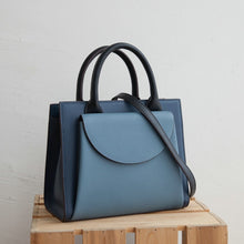 Load image into Gallery viewer, Contrast Color Leather handbag