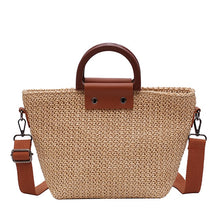 Load image into Gallery viewer, Vintage Straw Bag