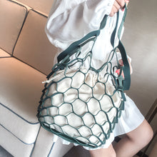 Load image into Gallery viewer, Fishing Net Hollow Large Handbag