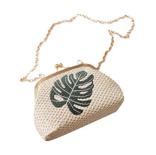 Load image into Gallery viewer, straw palm bag