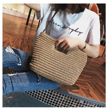 Load image into Gallery viewer, Straw Woven Bag