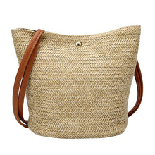 Load image into Gallery viewer, Straw Bag Bucket