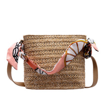 Load image into Gallery viewer, Women Straw  Shoulder Bag