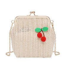 Load image into Gallery viewer, Straw Rattan Chain Bag