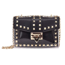 Load image into Gallery viewer, Transparent Leather Shoulder Bag