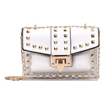 Load image into Gallery viewer, Transparent Leather Shoulder Bag
