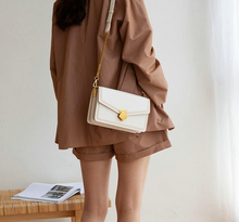 Load image into Gallery viewer, Split leather Chain Shoulder Bags