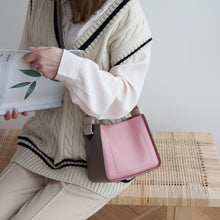 Load image into Gallery viewer, Contrast Color Bucket Bag