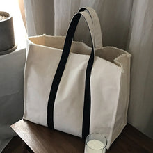 Load image into Gallery viewer, Big Casual Canvas Tote Bag
