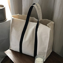 Load image into Gallery viewer, Big Casual Canvas Tote Bag
